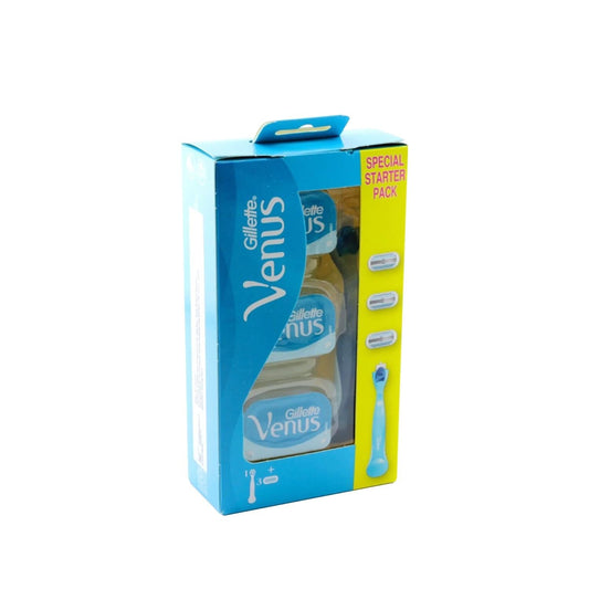 Gillette Venus Women's Electric Shaver with 3 Replacement Heads - Smooth Shaving Experience