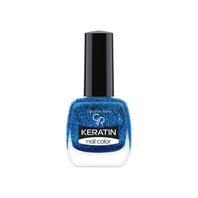 Esmalte de uñas con queratina Golden Rose - 412, color de larga duración y libre de parabenos