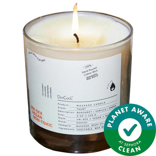 Vela de masaje Diptyque Taunt - Vela de aromaterapia sensual para parejas, aroma a bergamota y vainilla, cosmética limpia, sostenible