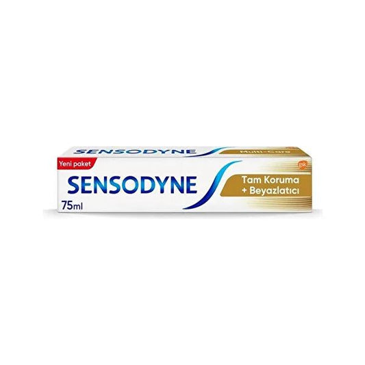 Dentifrice Sensodyne Soin Complet Blancheur pour dents sensibles - 75ml - Blancheur douce et protection au fluor