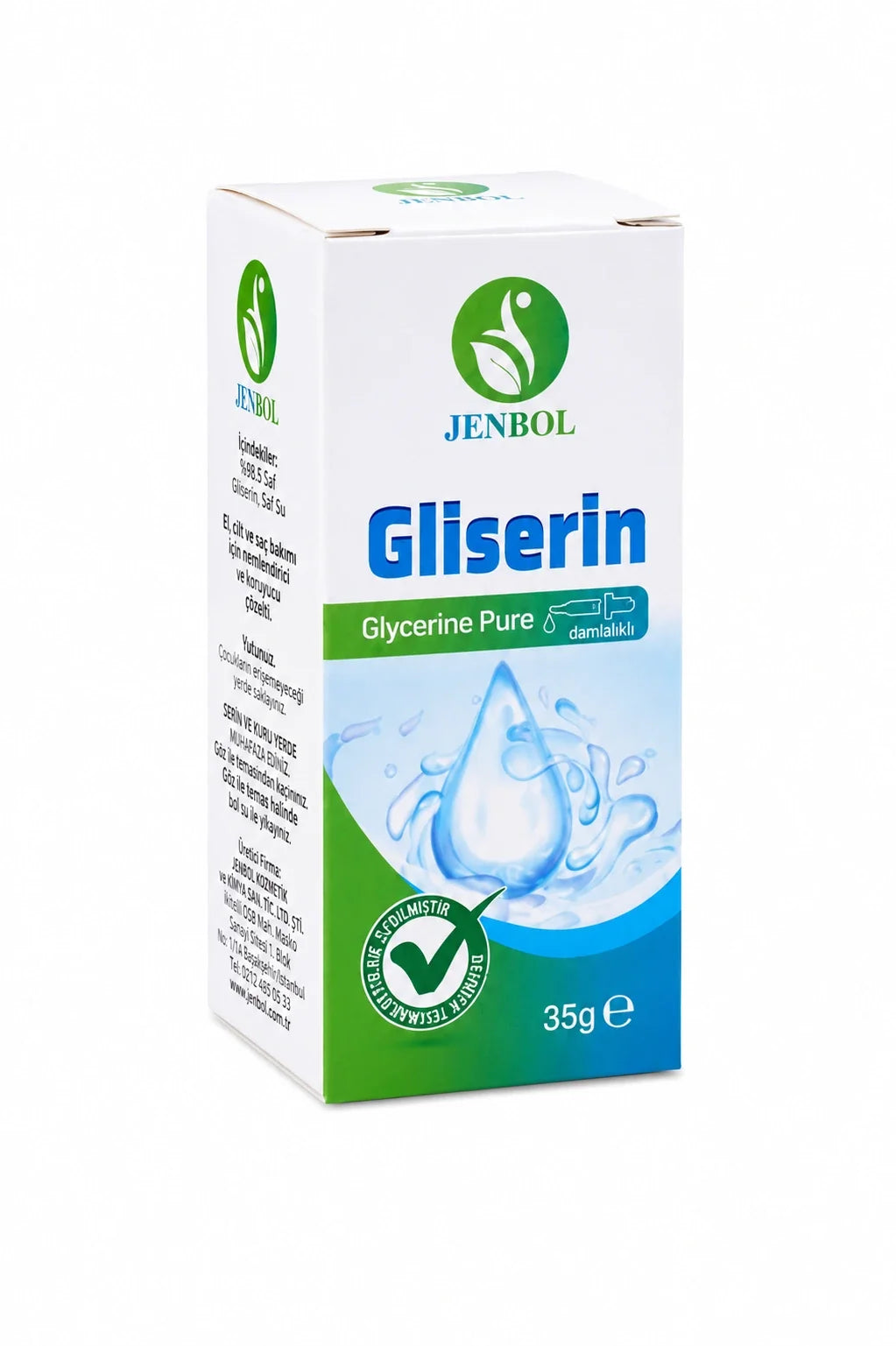 Jenbol Glycerin Dropper for Skin Hydration 35g