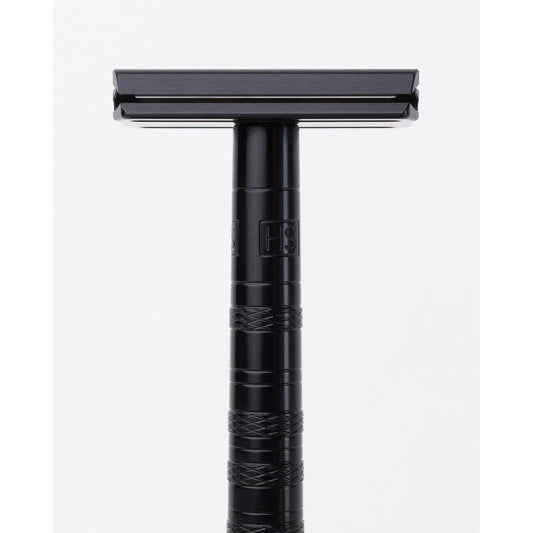 Henson Shaving [AL13-V2] Medium Safety Razor Safety Razor Pasteur Pharmacy Jet Black