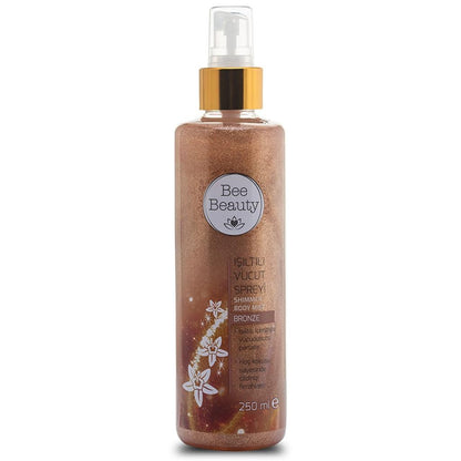 Spray corporal bronceado con brillo Bee Beauty para una luminosidad radiante 250 ml