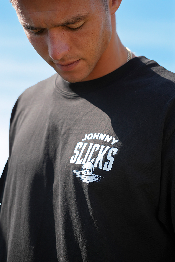 Johnny Slicks Mar Y Mortis Oversized Tee Shirt Johnny Slicks
