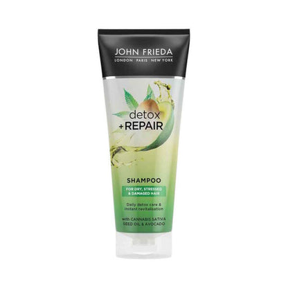 Shampoing Detox+Repair John Frieda - Pour cheveux abîmés | 250 ml