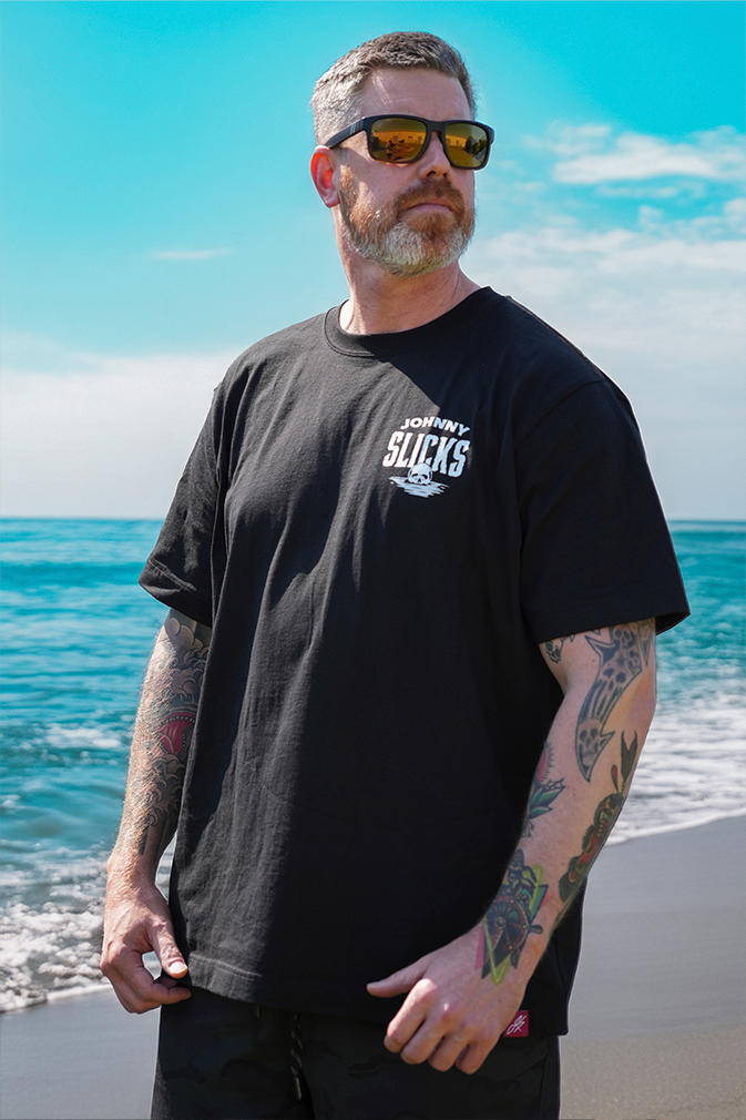 Johnny Slicks Mar Y Mortis Oversized Tee Shirt Johnny Slicks