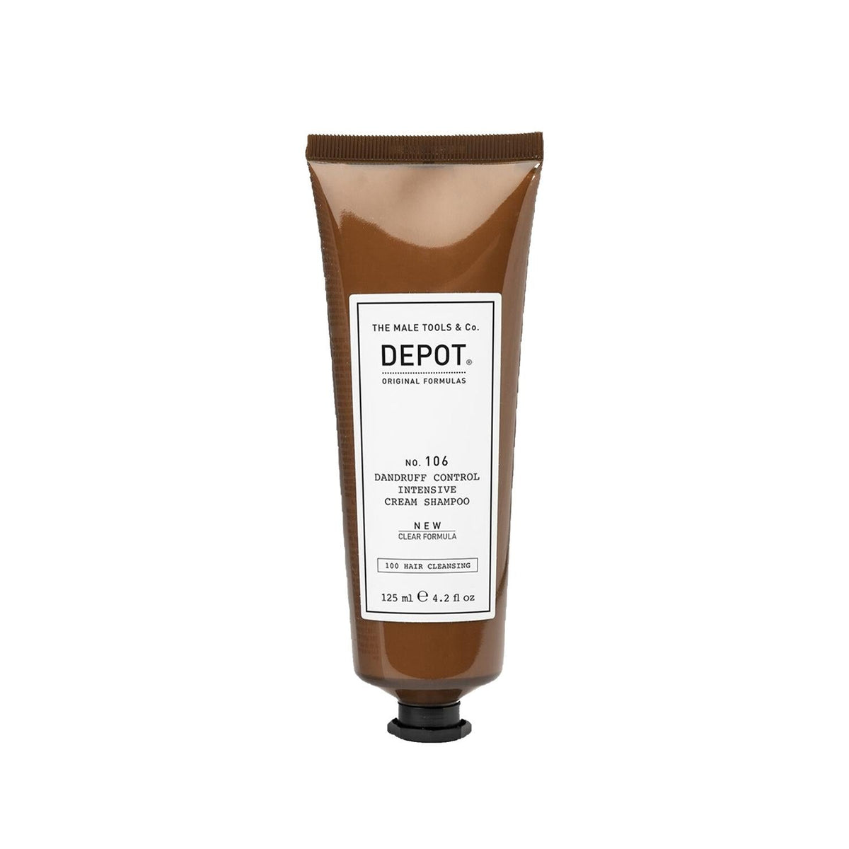 Depot No. 106 Dandruff Control Shampoo - Anti-Dandruff Cream Formula for Scalp Care - 4.23 fl oz