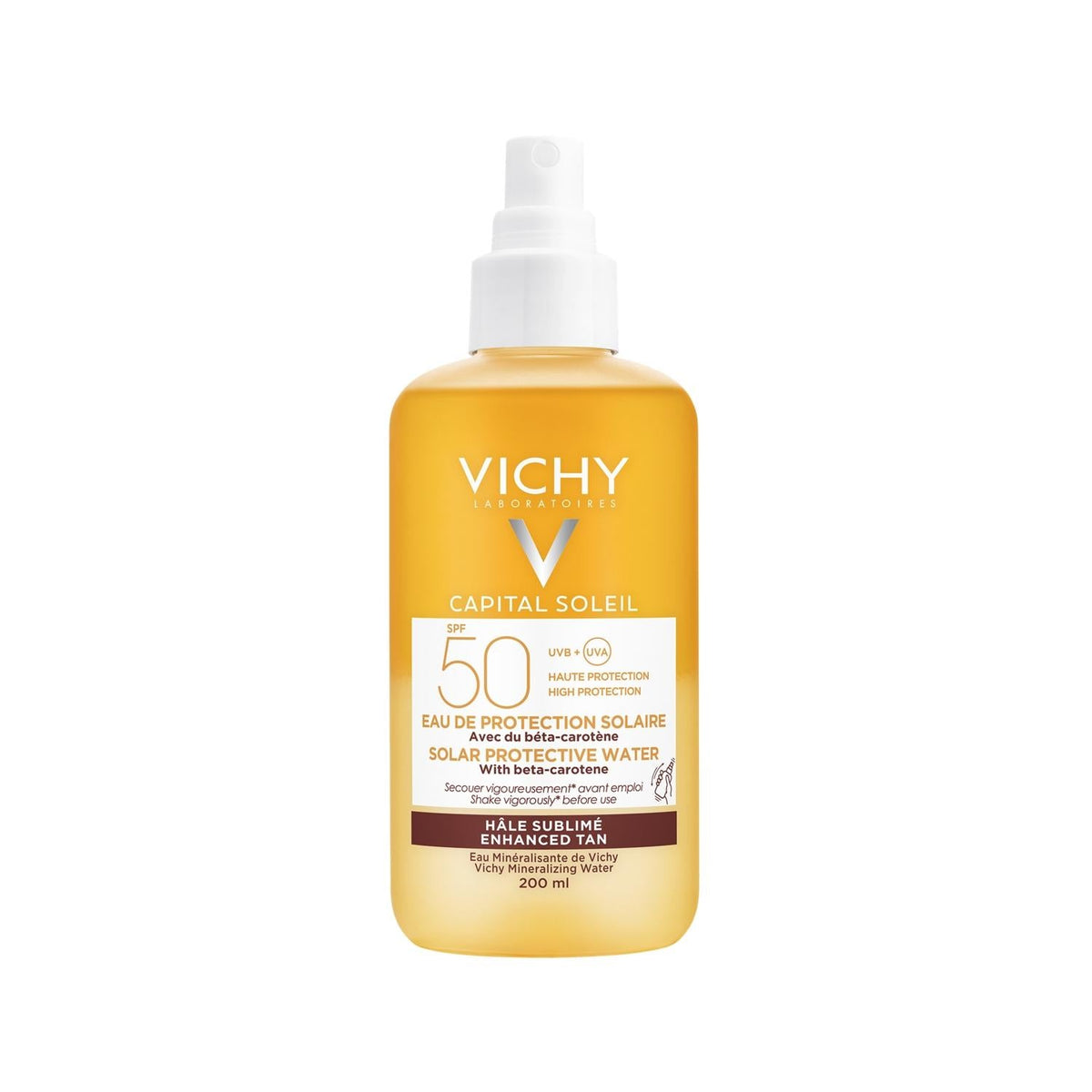 Vichy Capital Soleil SPF 50+ Bronzing Sunscreen Spray for Sensitive Skin - 6.76 fl oz