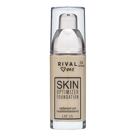 Rival Loves Me Foundation Skin Optimizer No:04 Caramel 30 ml - Dermatologically Tested Skincare for All Skin Types