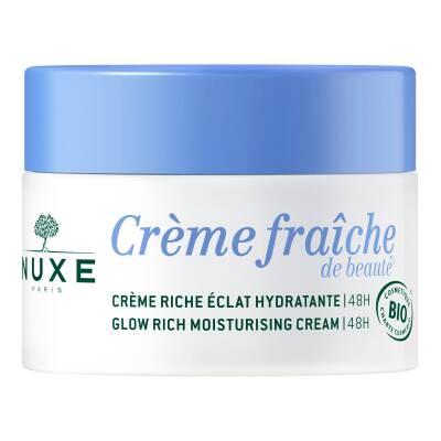 Nuxe Creme Fraiche De Beaute: Hydrating Face Cream for Dry Sensitive Skin - 48 Hour Moisture, Natural Radiance & Organic Argan Oil