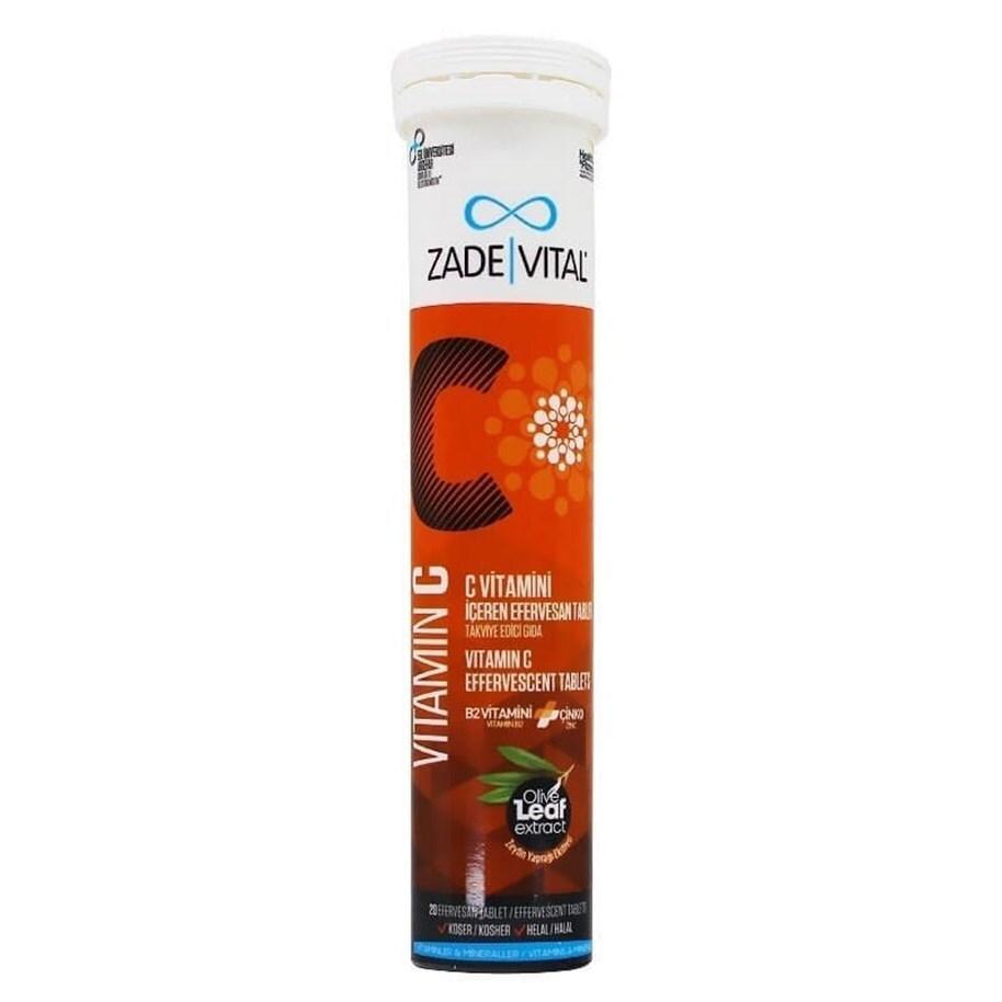 Comprimés effervescents de vitamine C Zade Vital - Soutien du système immunitaire et amélioration de la santé globale