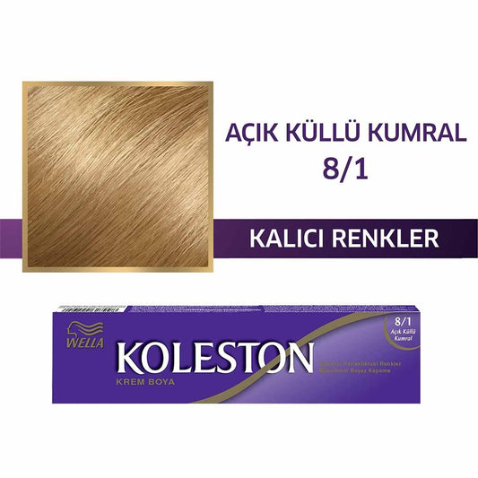 Coloration capillaire permanente Wella Koleston pour couvrir les cheveux gris - Couleur éclatante longue durée