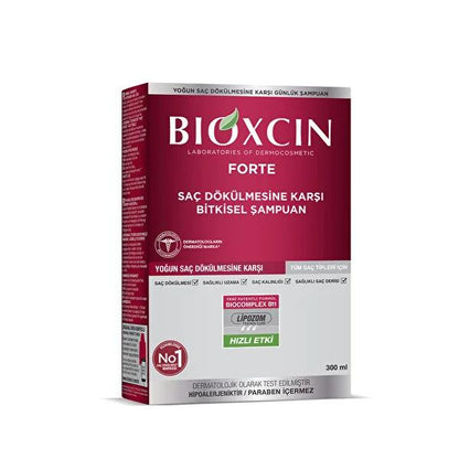Champú Bioxcin Forte - Combate la caída del cabello | 300 ml