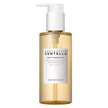 Huile nettoyante Madagascar Centella de Skin1004 : démaquillant et nettoyant visage doux K-Beauty pour peaux sensibles - 200 ml