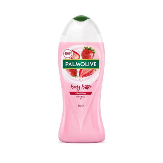 Gel de baño Palmolive Strawberry Dream Body Butter: gel de ducha cremoso e hidratante para una piel suave y perfumada (500 ml)