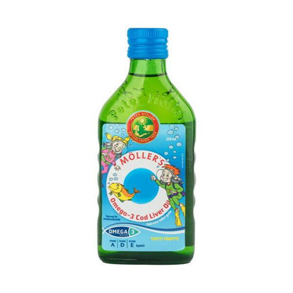 Aceite de pescado Omega 3 Möller's - Sabor Tutti Frutti | 250ml