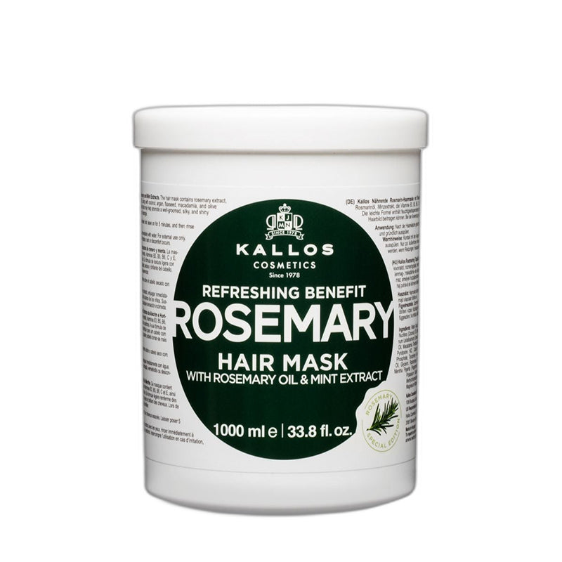 Kallos Cosmetics Rosemary Nourishing Hair Mask for All Hair Types 1kg