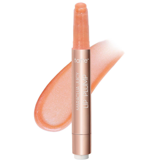 Tarte Maracuja Juicy Lip Plump Gloss: Hydrating, Vegan Lip Plumper for Fuller Lips & Stained-Glass Shine
