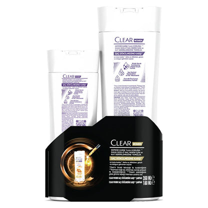 Shampooing antipelliculaire pour femmes Clear pour des cheveux plus forts - 519 ml