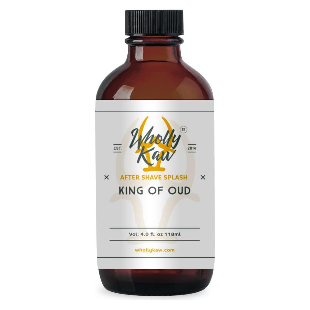 Wholly Kaw King of Oud Shaving Collection Shaving Set Pasteur Pharmacy Aftershave Splash 4 oz