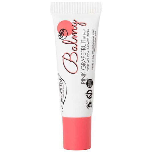 Bálsamo labial orgánico PUROBIO Cosmetics - Pomelo rosa, cuidado labial hidratante natural
