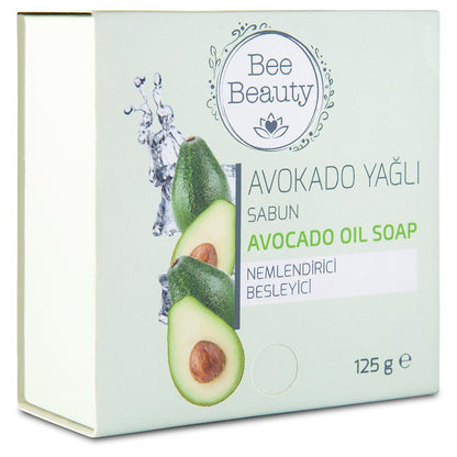 Savon à l'huile d'avocat Bee Beauty - Hydratant, nettoyage doux pour peaux sèches - Savon de soin naturel
