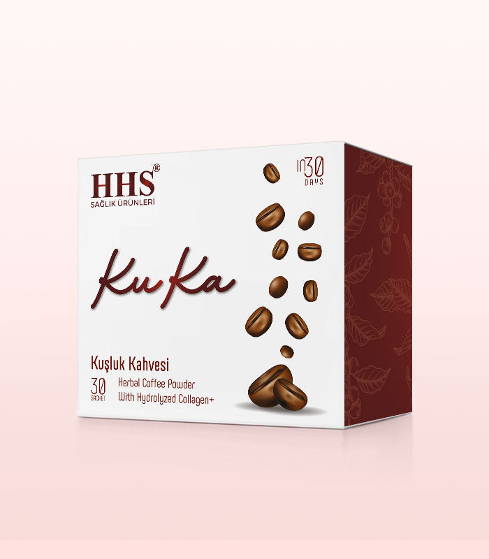 HHS KuKa Natural Morning Coffee | 30-Day Pack | Collagen & Hyaluronic Acid