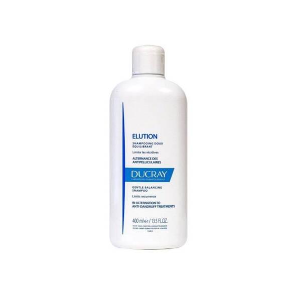 Champú anticaspa Ducray Elution: calma el cuero cabelludo, previene la descamación - 400 ml