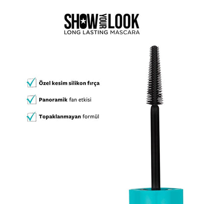 Show by Pastel 24H Long Lasting Volume Mascara - Resistente al agua, libre de crueldad animal y vegana - Secret Garden