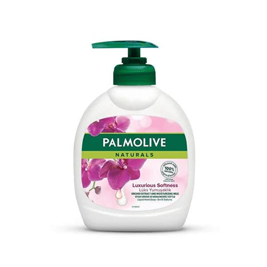 Savon liquide pour les mains Palmolive - Senteur Orchidée noire, hydratant et naturel, 300 ml