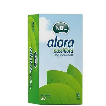 Alora Ultra Passiflora 30 tabletas - Suplemento natural para la relajación y el apoyo al sueño para adultos