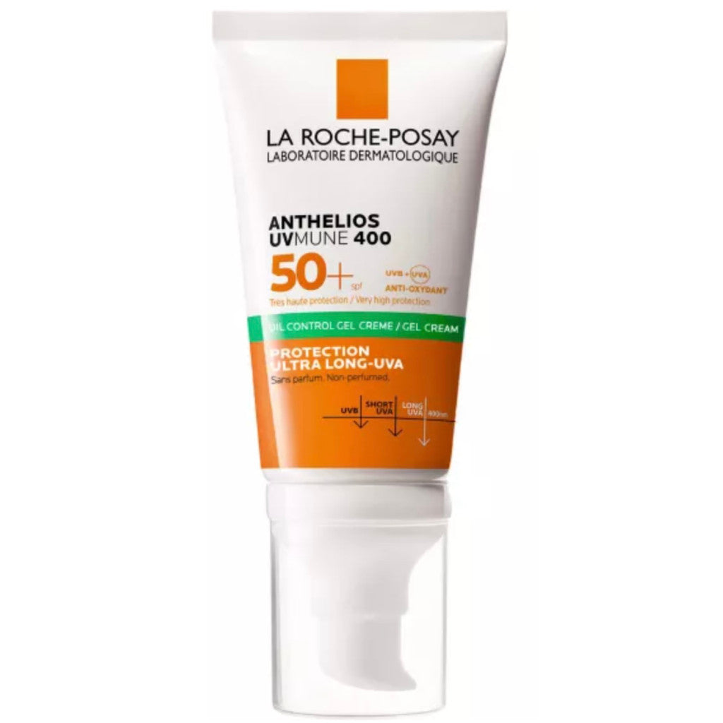 La Roche-Posay Anthelios UVMune 400 Oil Control Gel-Cream SPF50+ 50ml Sunscreen Pasteur Pharmacy