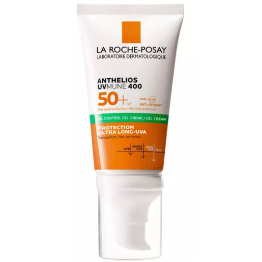 La Roche-Posay Anthelios UVMune 400 Oil Control Gel-Cream SPF50+ 50ml Sunscreen Pasteur Pharmacy