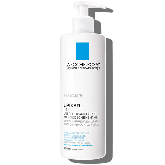La Roche-Posay Lipikar Replenishing Anti-Dry Body Milk 400ml Body Lotion Pasteur Pharmacy