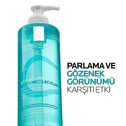 Gel nettoyant purifiant supramoléculaire Effaclar La Roche-Posay 400 ml