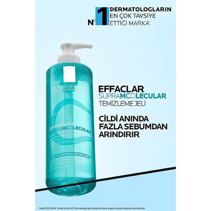 Gel nettoyant purifiant supramoléculaire Effaclar La Roche-Posay 400 ml