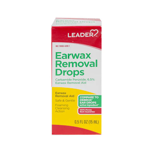 Leader Ear Drops Wax Removal Drops 0.5 Oz Ear Drops Pasteur Pharmacy