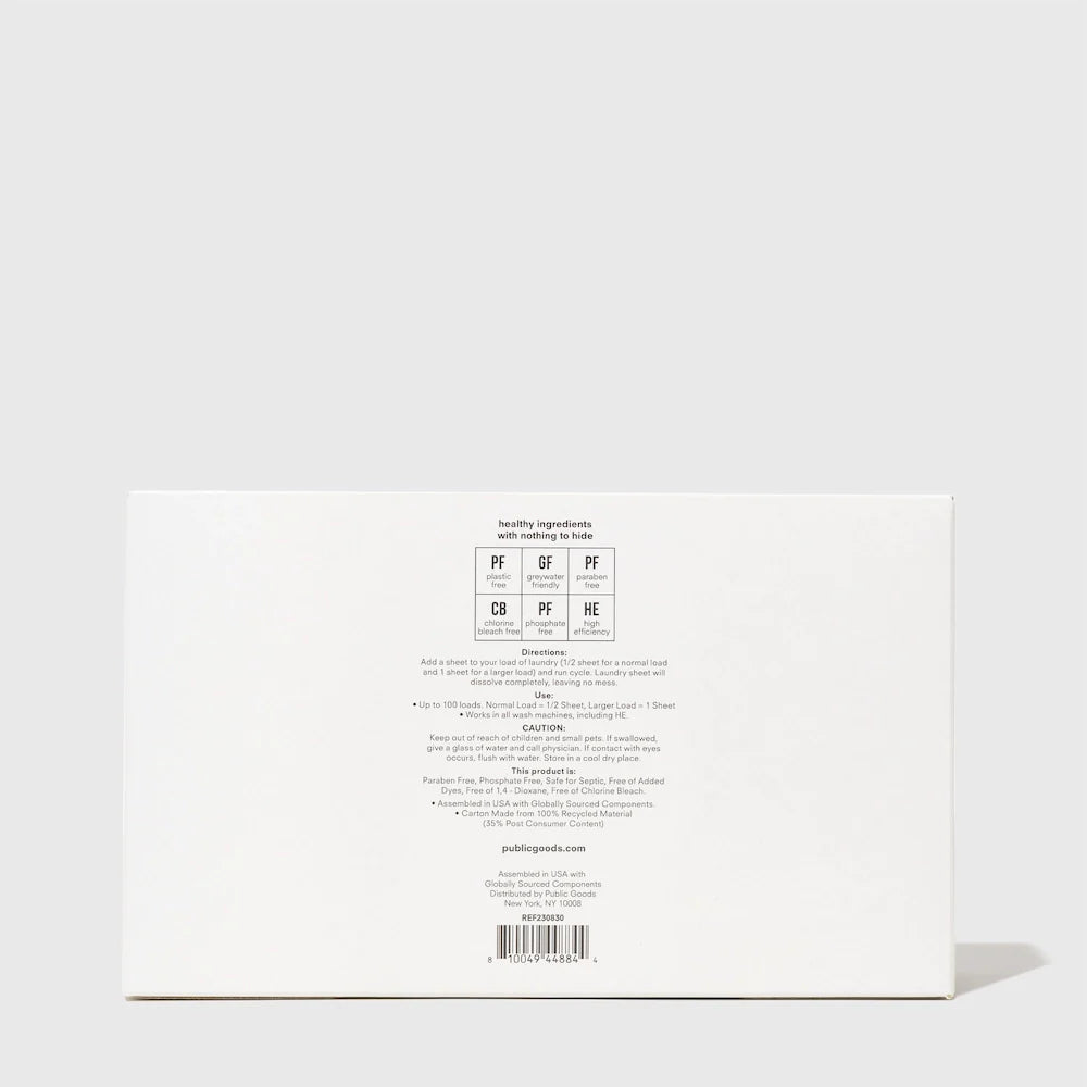 Laundry Detergent Sheets Household Public Goods