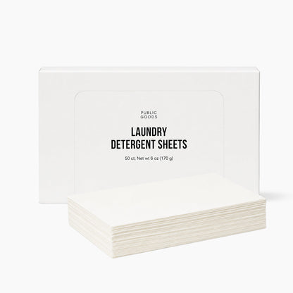 Hojas de detergente para ropa
