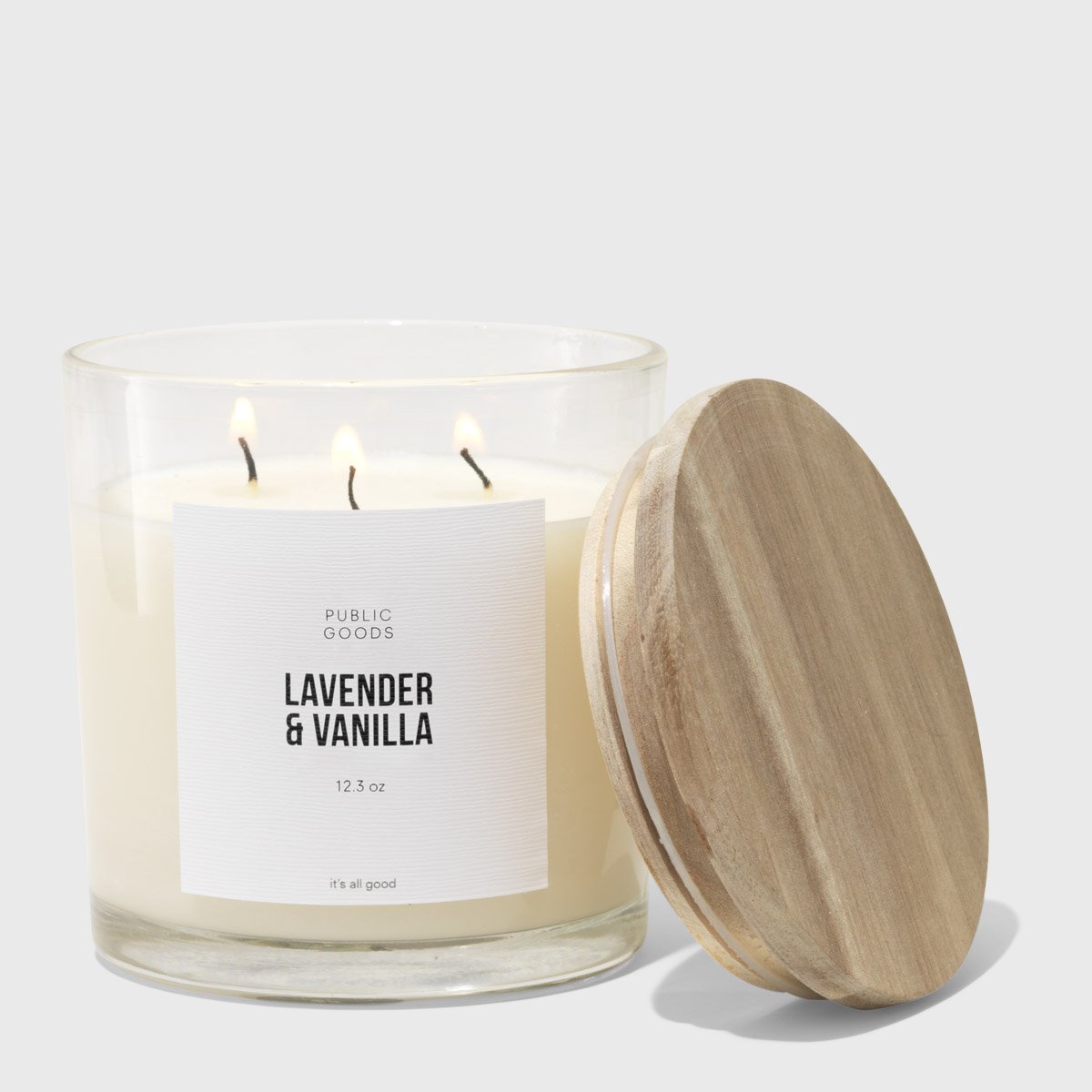 Lavender & Vanilla Soy Candle Household Public Goods