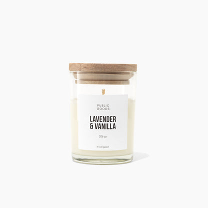 Bougie en cire de soja Lavande & Vanille