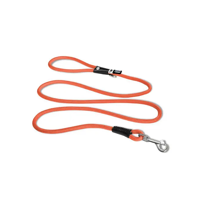 Curli Stretch Comfort Dog Leash Shock Absorbing Sun Orange Large