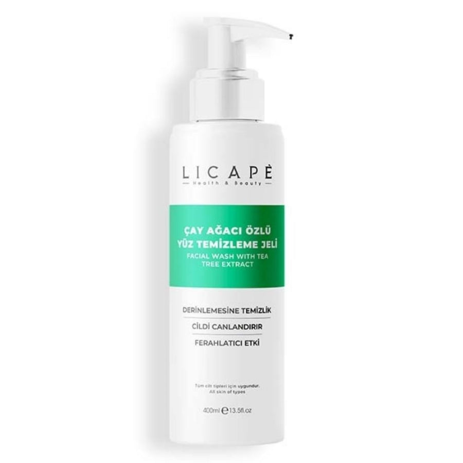 Licape Tea Tree Facial Cleansing Gel for Blemish-Prone Skin 400ml