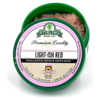 Stirling Soap Co. Light-Ish Red Shaving Collection