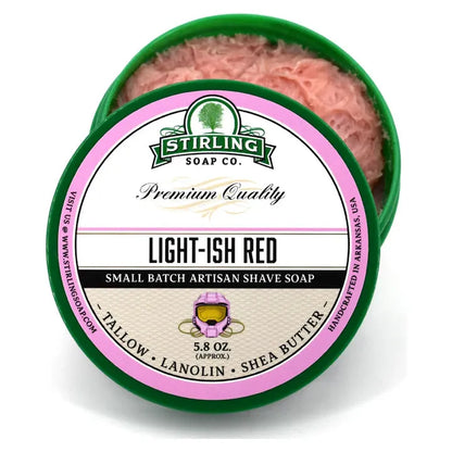 Stirling Soap Co. Light-Ish Red Shaving Collection