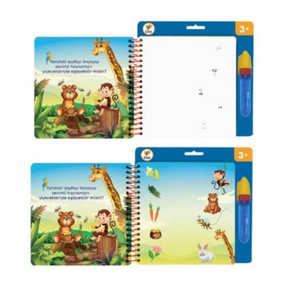 Livre de coloriage à l'eau Lino Aqua Magic pour enfants