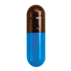 Empty Gelatin Capsules, Coni-Snap, Size 3, DS Brown/Light Blue (Cap 1000) Science & Laboratory Pasteur Pharmacy