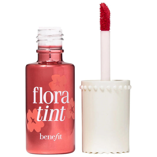 Benefit Cosmetics Benetint : Encre pour les lèvres et les joues longue tenue - Formule sans transfert, couleur modulable pour une fraîcheur tout au long de la journée
