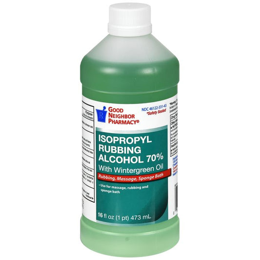GNP 70% Isopropyl Alcohol with Wintergreen 16 fl oz (Case of 12) Antiseptics & Cleaning Supplies Pasteur Pharmacy