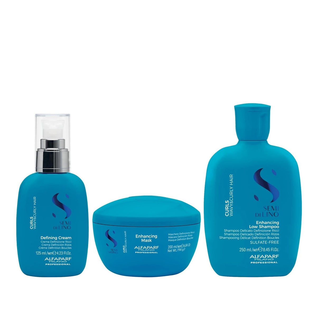 Shampooing définissant Alfaparf Semi Di Lino Curls 250 ml